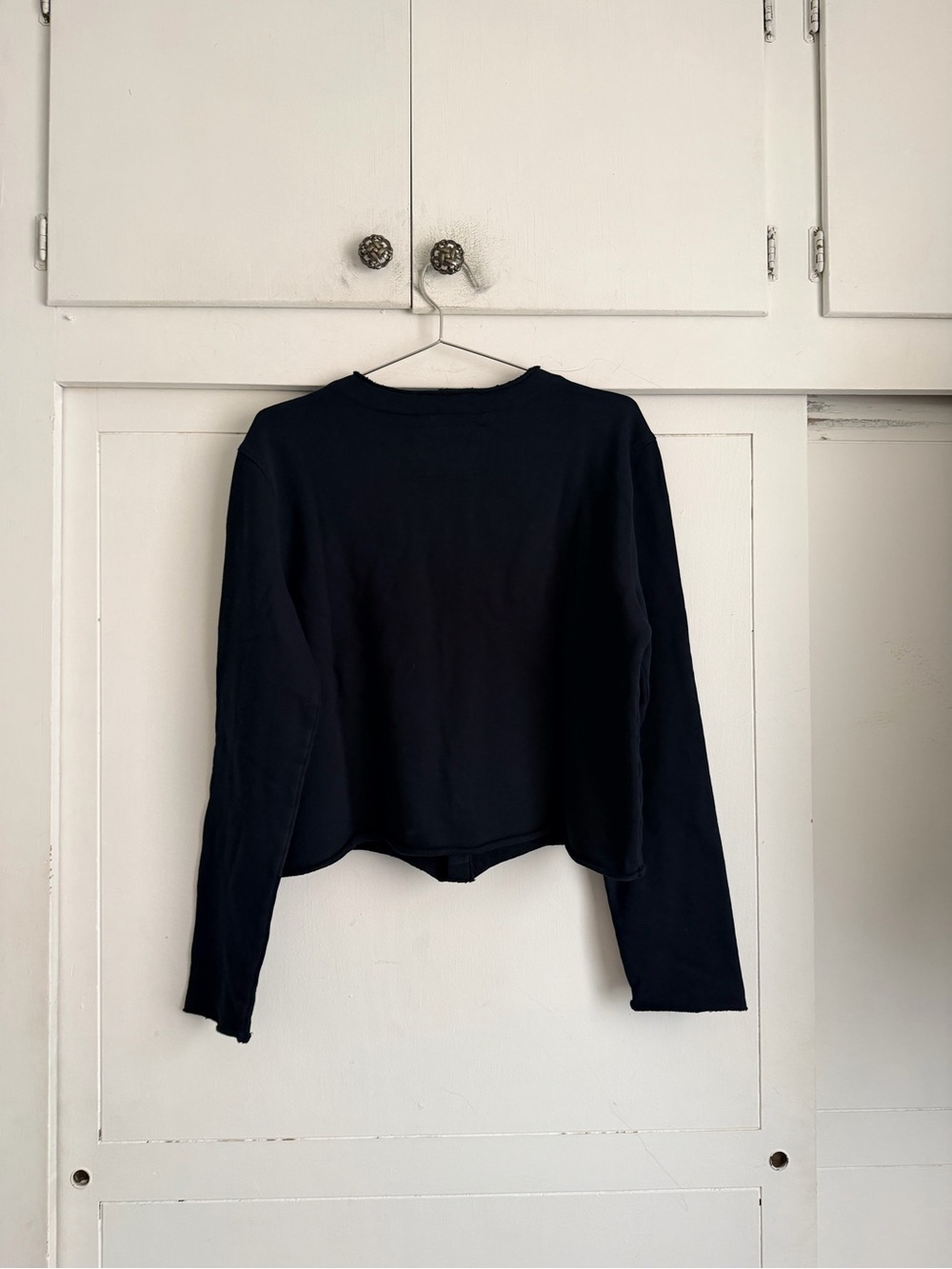 Frank & Eileen Jackie Button Front Cardigan  - Black - Picture 4 of 4